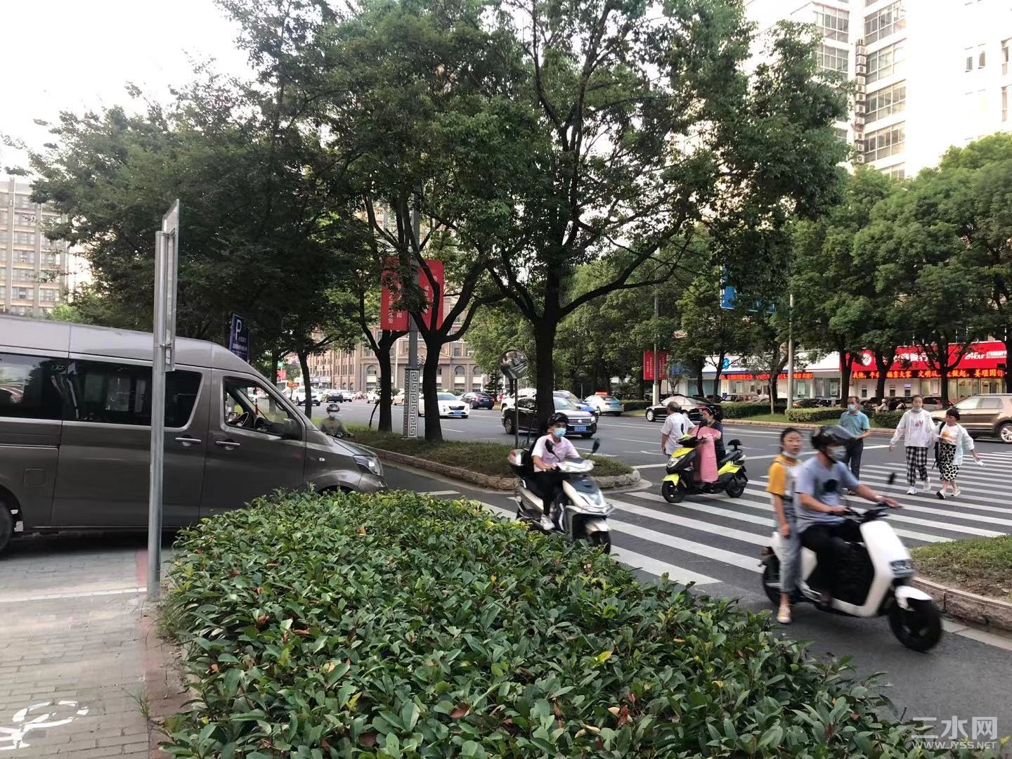 电动车流量很大