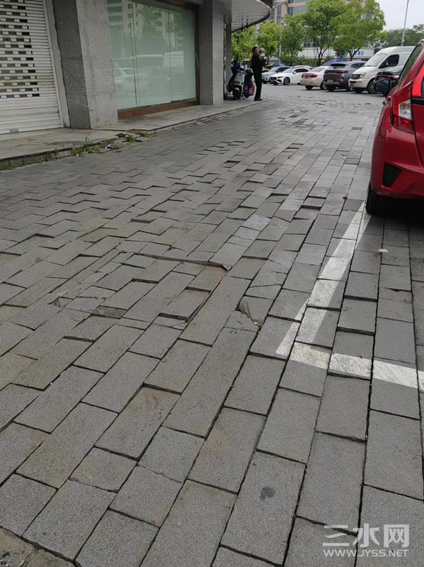 姜堰的路面